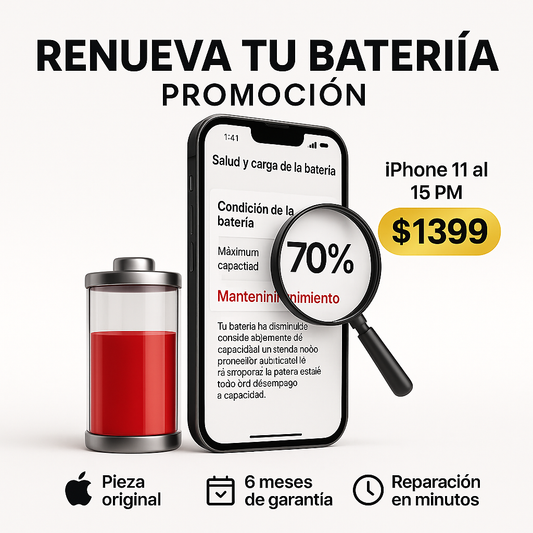 Reparación de Baterías para iPhone en Monterrey | ToolPhone